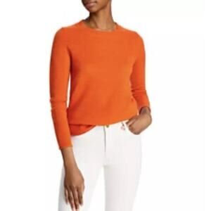 Elegant Orange Women's Sweater